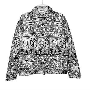 Chico’s Design Black and White Jacket size XL
